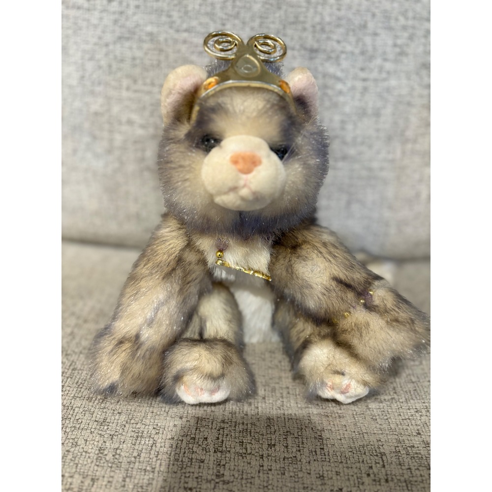 Aurora Catapillers Fairy Cat Plush Toy‎ 2000 Sharon Lea Larsen Crown Wings